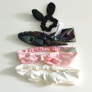 BUNNY HEADBAND AND HAIRTIE